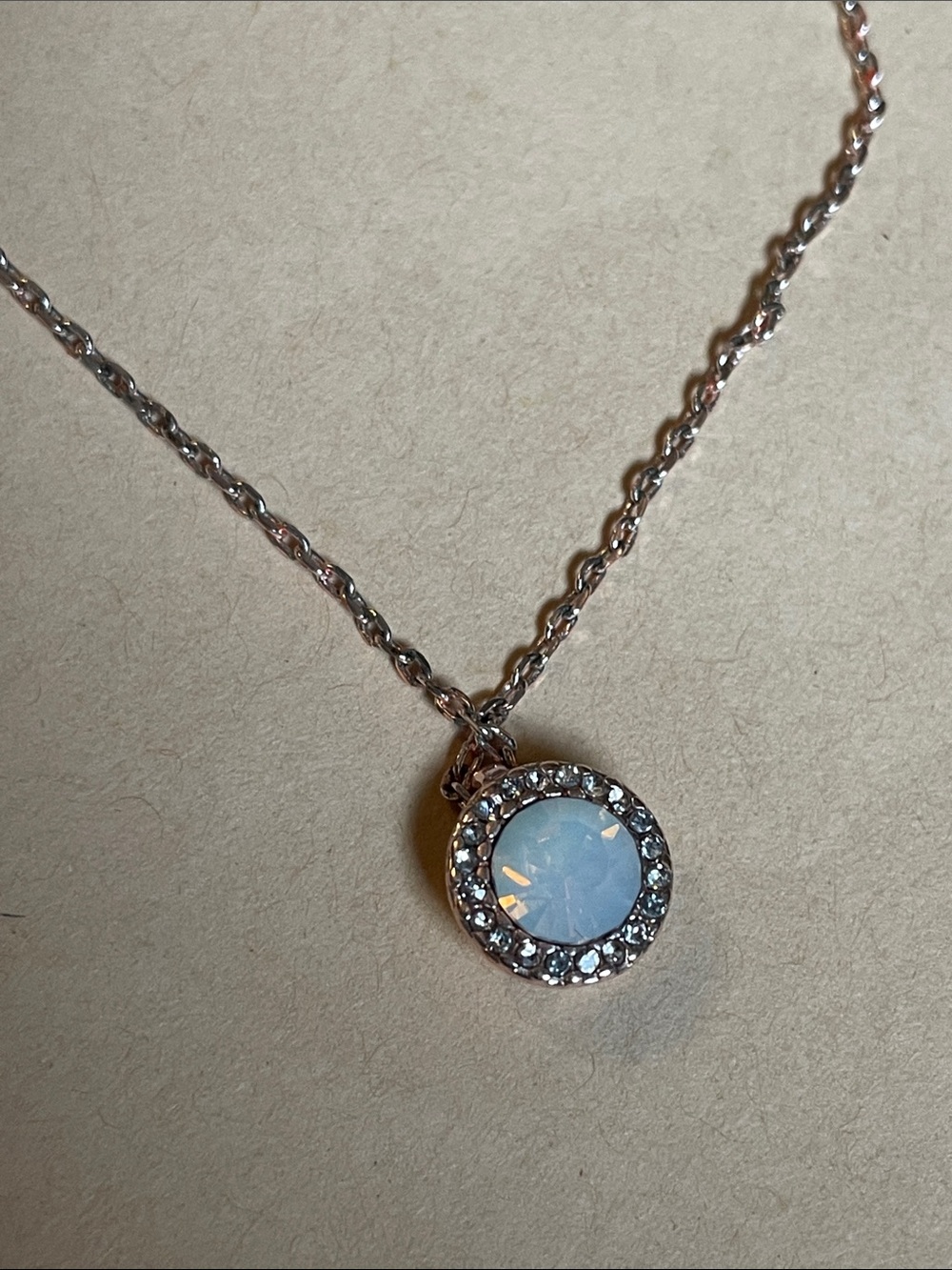 Lauren Conrad Rose Gold Opal Necklace